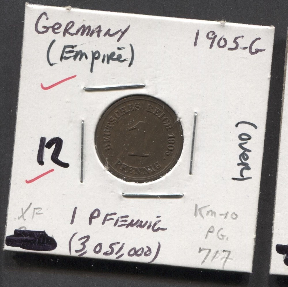 1905-Germany-XF- 1 PFennig