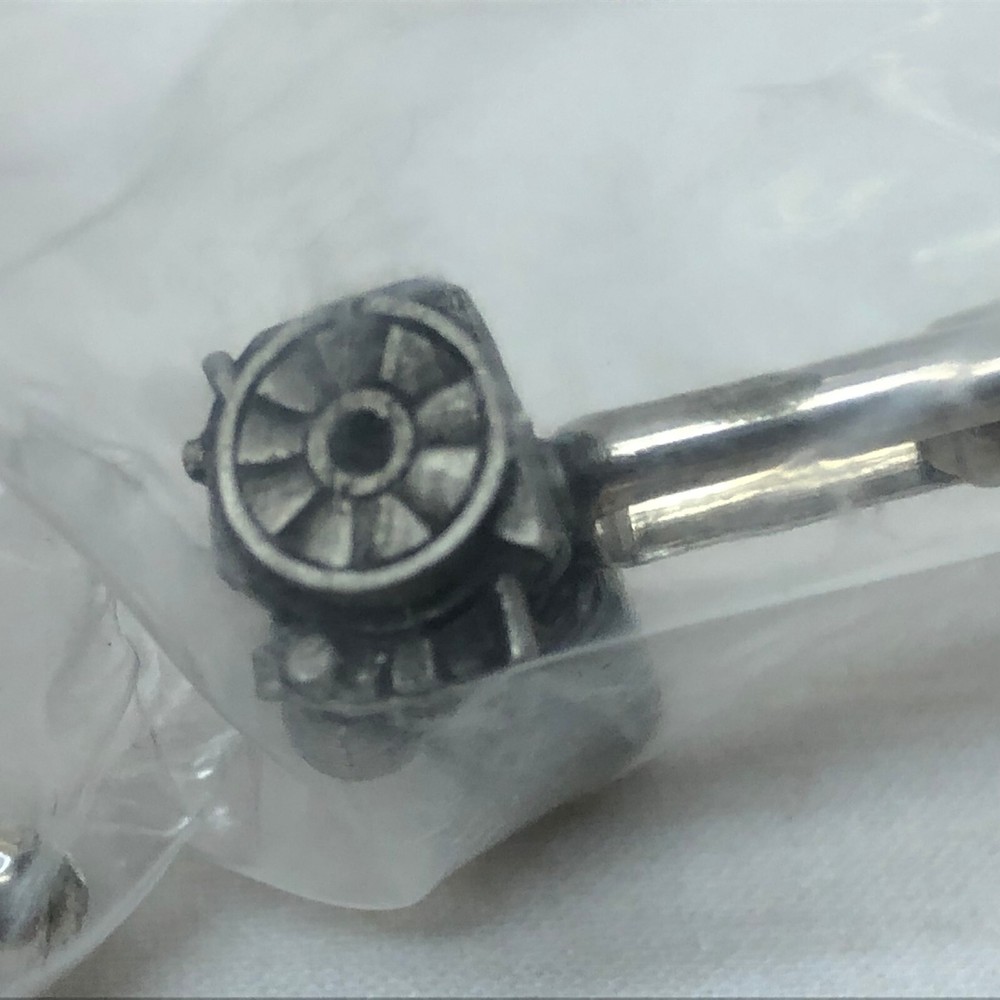 Turbine Engine Machine Cuff Links Rocket