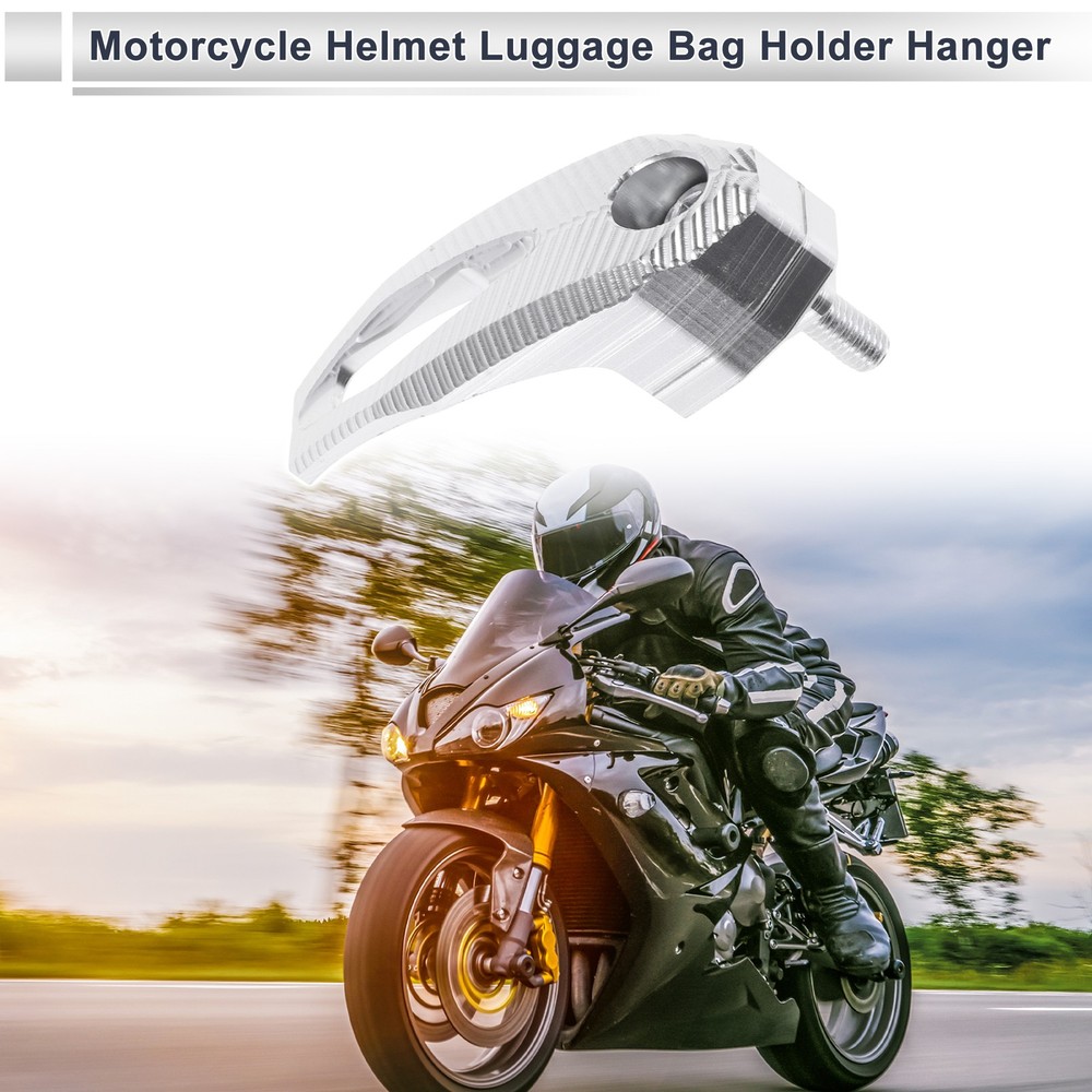 Aluminum Motorcycle Hook 1 Set with Hex Screw