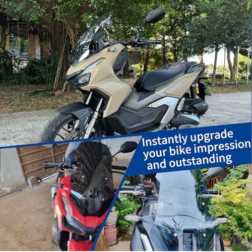 Motorcycle ADV160 Windshield Flyscreen Windscreen Wind Defelctor Front Clear