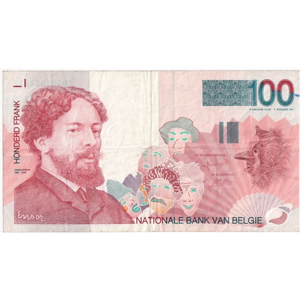 [#1294017] Belgium, 100 Francs, EF