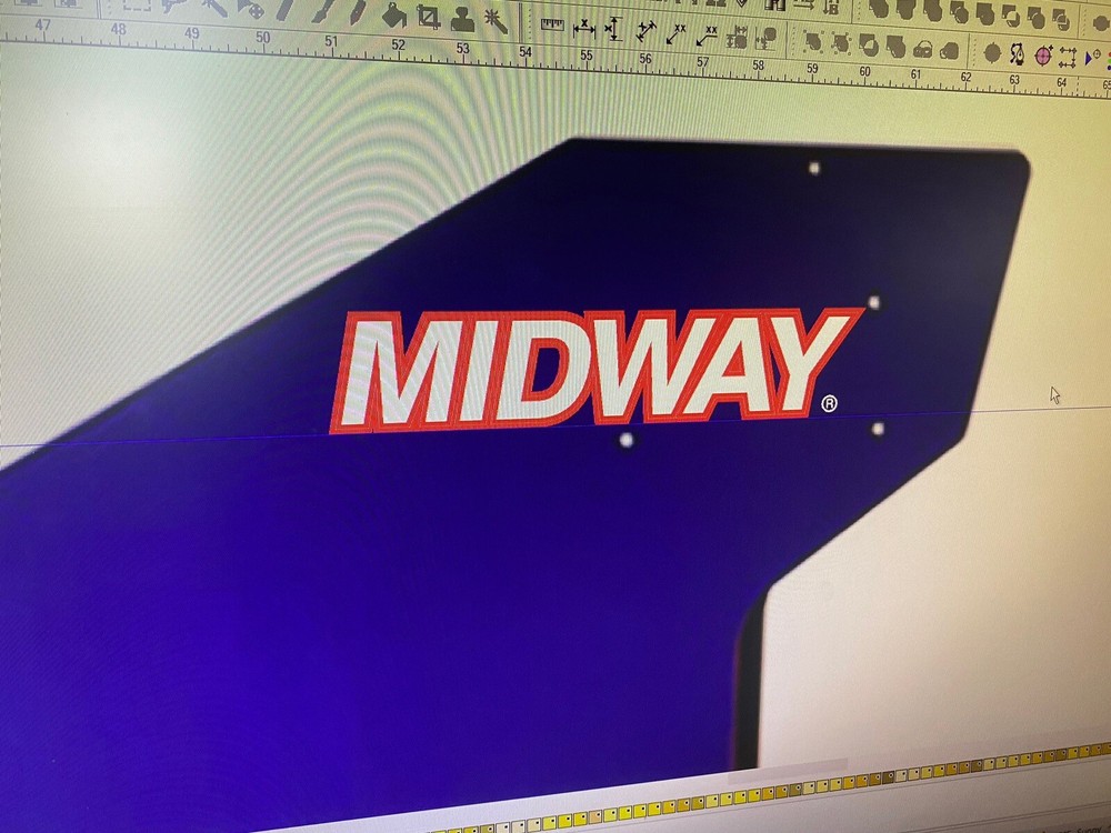 Arcade 1 up Terminator 2 midway Decals