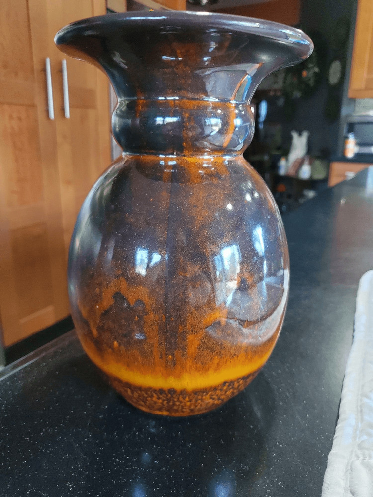 Art Pottery Vase Ceramic Hand Thrown