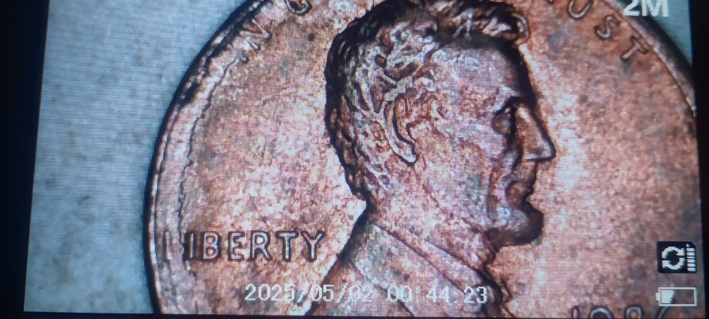 1986 Lincoln Cent Lamination Error #128