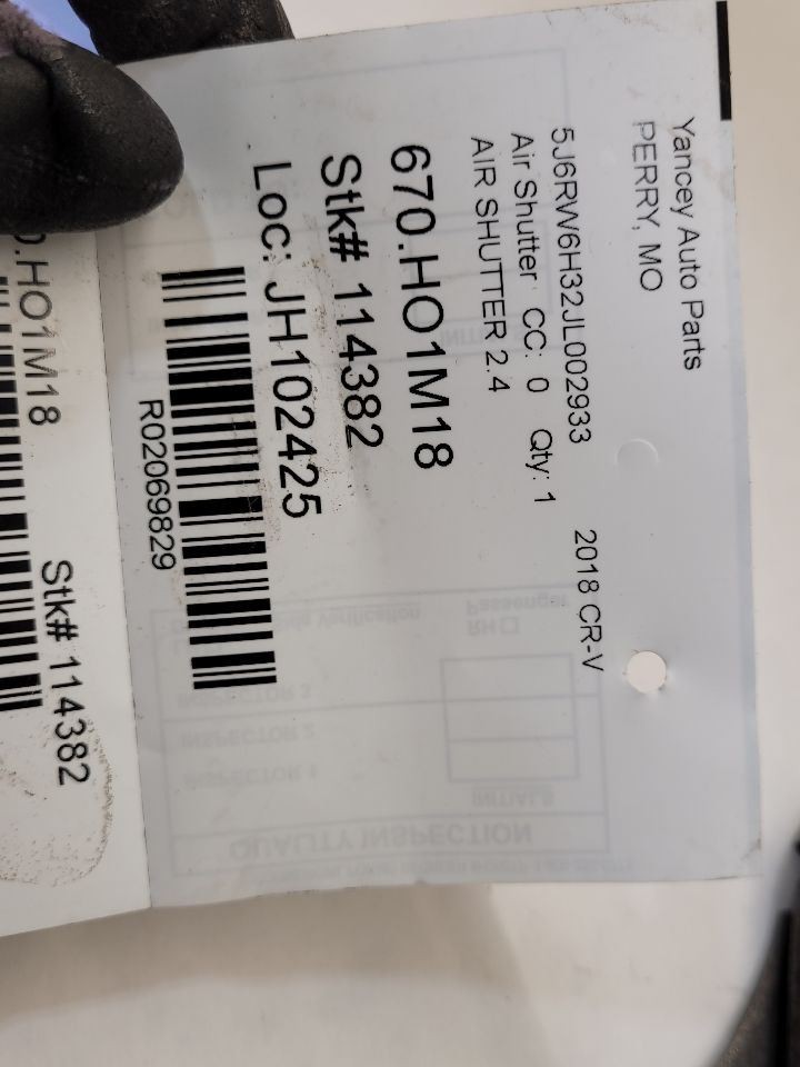2017 2018 2019 HONDA CR-V Air Shutter