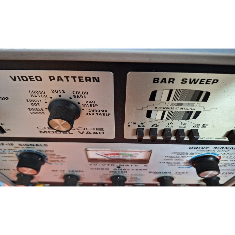 Vintage Sencore Model VA48 Video Analyzer Meter