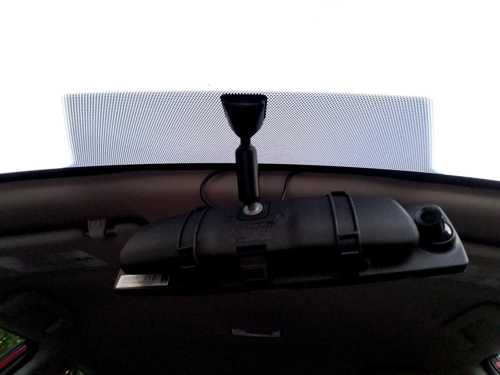 🚘🚚YI Mirror Dash Cam Dual Dashboard Camera Recorder Touch Screen Front Rear HD