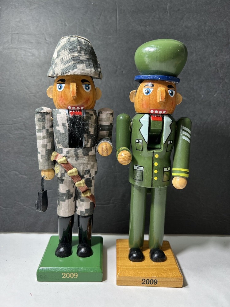 Christmas Military Nutcracker Set Numbered Ltd Edition Army Soldiers
