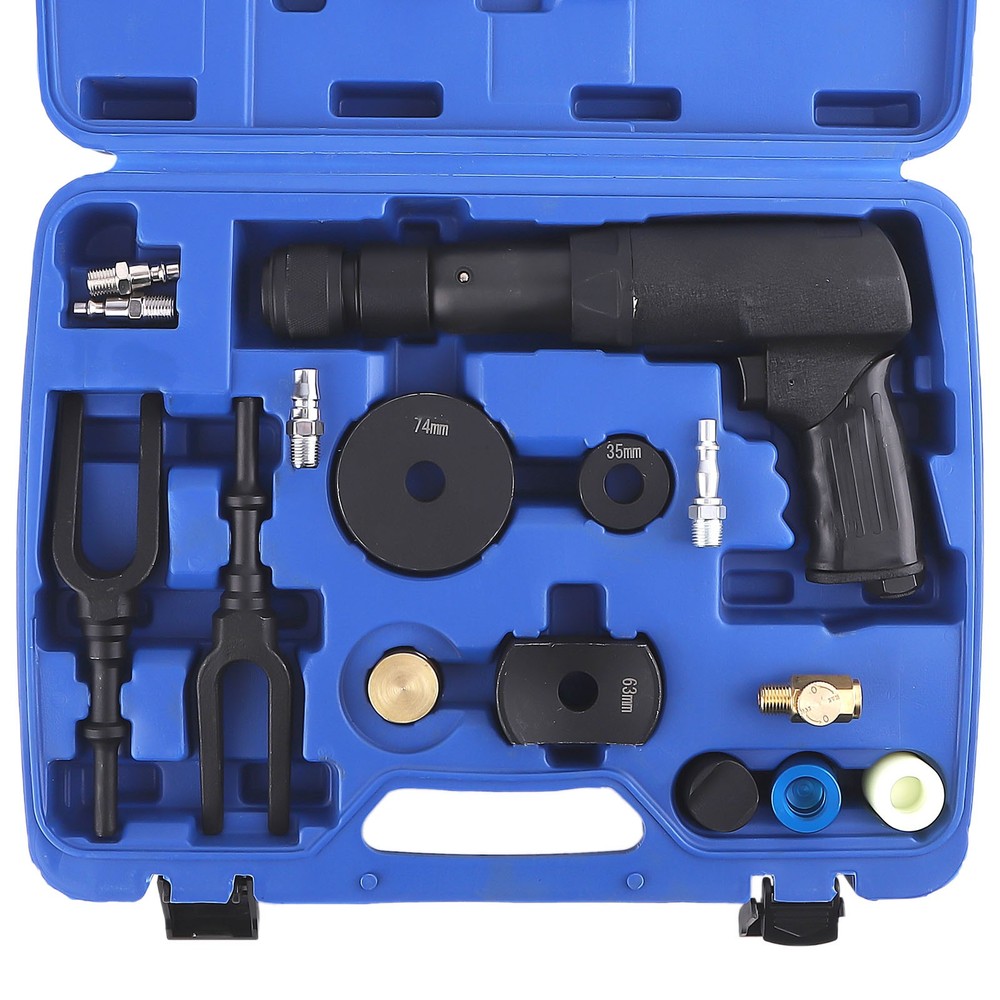 Multi-functional Air Hammer Tool Set With Case Pneumatic Hammer Piece Chisel Kit