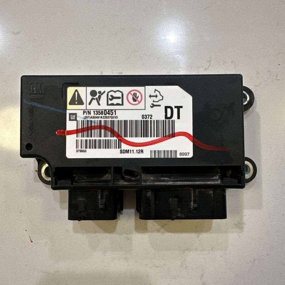 2011-2014 GM RESTRAINT CONTROL SENSING MODULE BCM OEM * NO CRASH * 13580451
