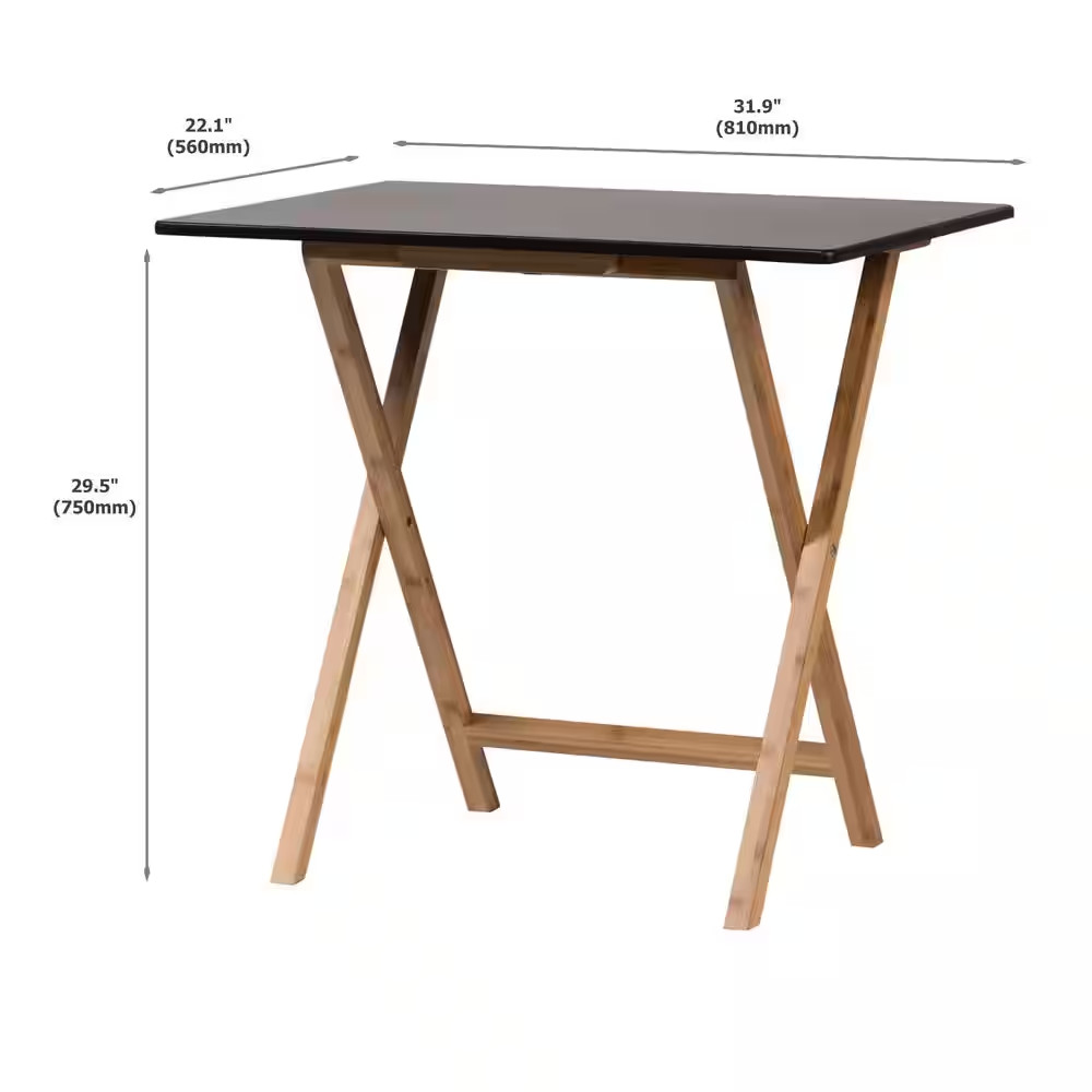 Solid Bamboo Frame Folding Desk