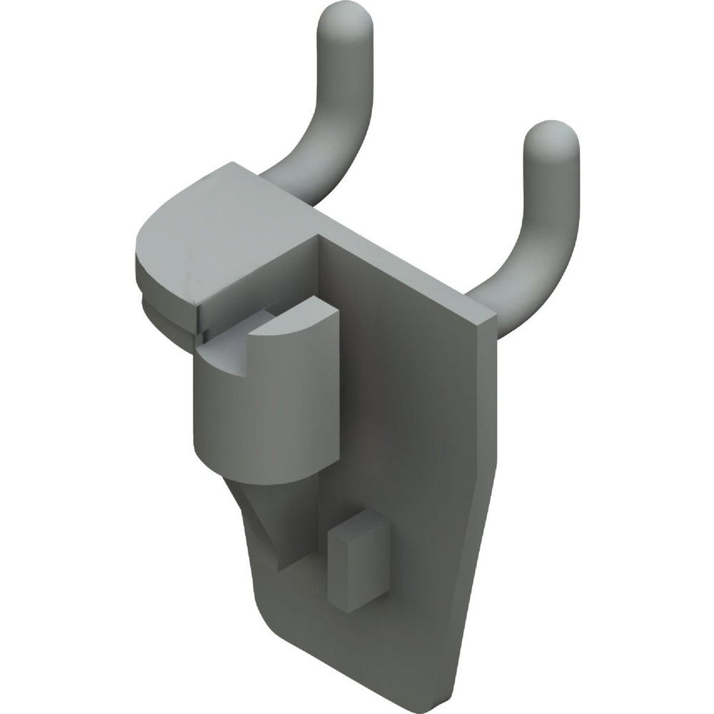 Siffron Gray Quick Release Fastback Peg Hook Replacement Back Pack of 100