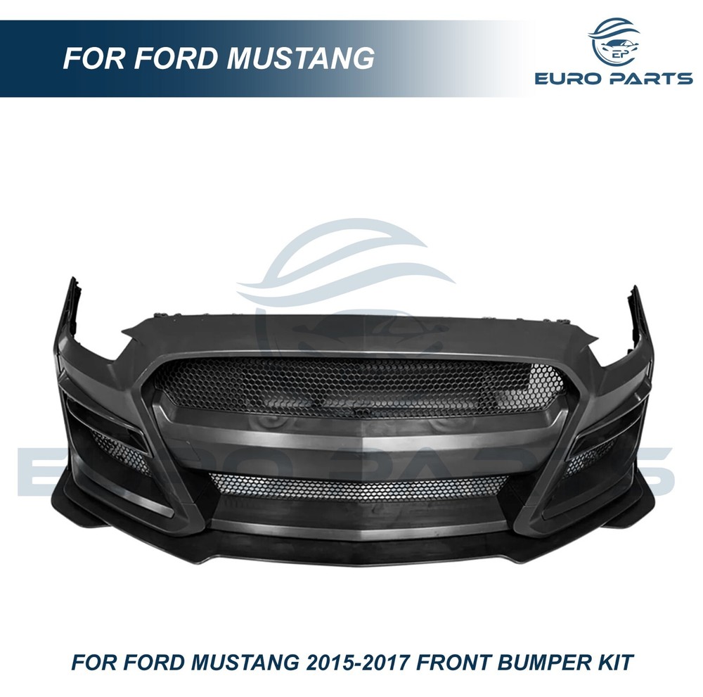 Fits 2015-2017 Ford Mustang GT500 Style Front Bumper Kit Conversion replacement