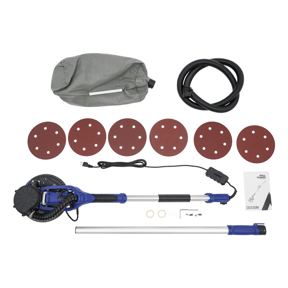 800-1800RPM Electric Ceiling Wall Sander Variable Speed Drywall Sanding Machine