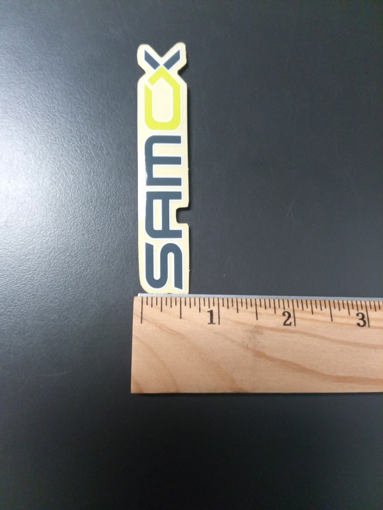 3.5" Samox Decal/Sticker Gray/Green/White