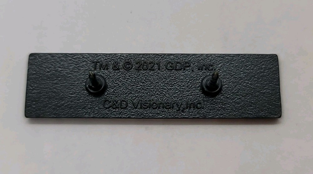 🎸 Grateful Dead Lightning Bolt Rectangle Logo Enamel Pin