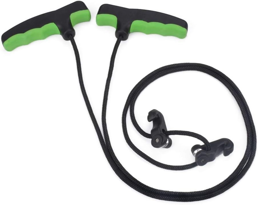 Double Handle Crossbow Cocking Device - Adjust 65'' Ergonomic Tool for Safety