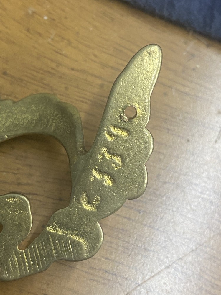 Brass Victorian Ornate Drawer Pull