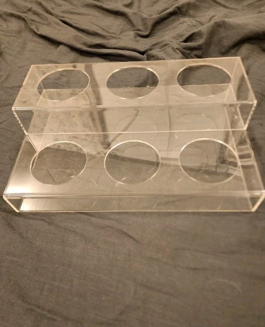 Acrylic Bottle Holder Display Shelf