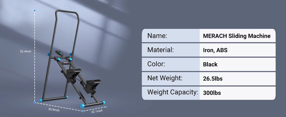 Stair Stepper Home Gym Exercise Vertical Climber Machine Folding Cardio Stepper