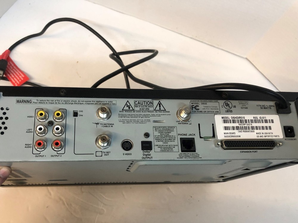 Dish Network Player DVR 510 - Network Satellite Receiver