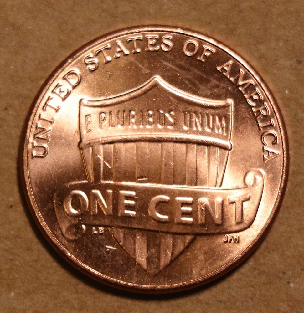 2020 D Lincoln Shield cents BU