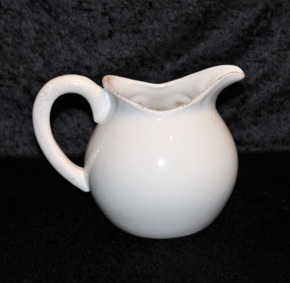 White Owl Pitcher Earthenware Pottery Savinio Designs Fall Cottagecore Décor 6"