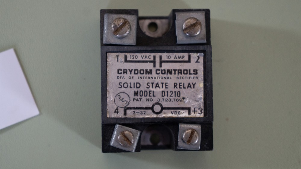 Crydom D1210 Solid State Relay , 120VAC , 10A