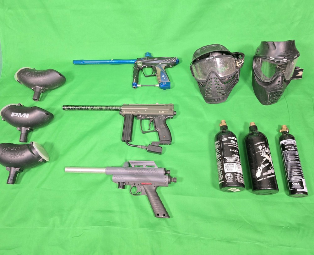Paintball Guns Starter Kit For 3!