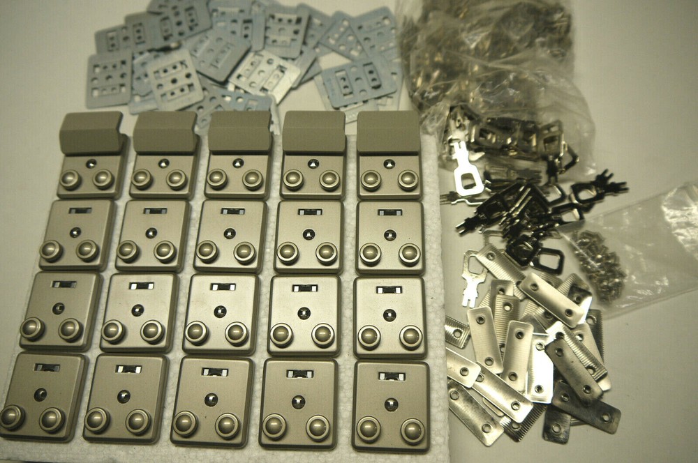 Wholesale solid heavy duty Brushed Nickel Lock. 10 pieces set.