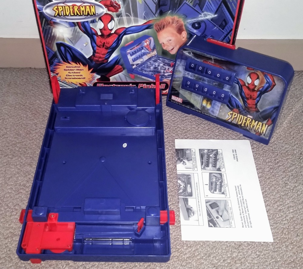 2003 Funrise Spiderman Battery Operated Pinball Machine