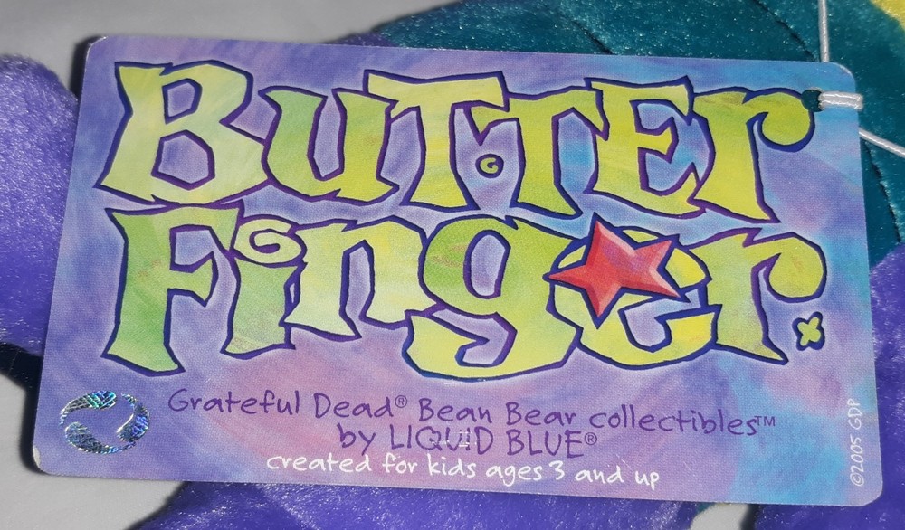 Grateful Dead Bean Bear (Bug) BUTTERFINGER 2005 Edition 14