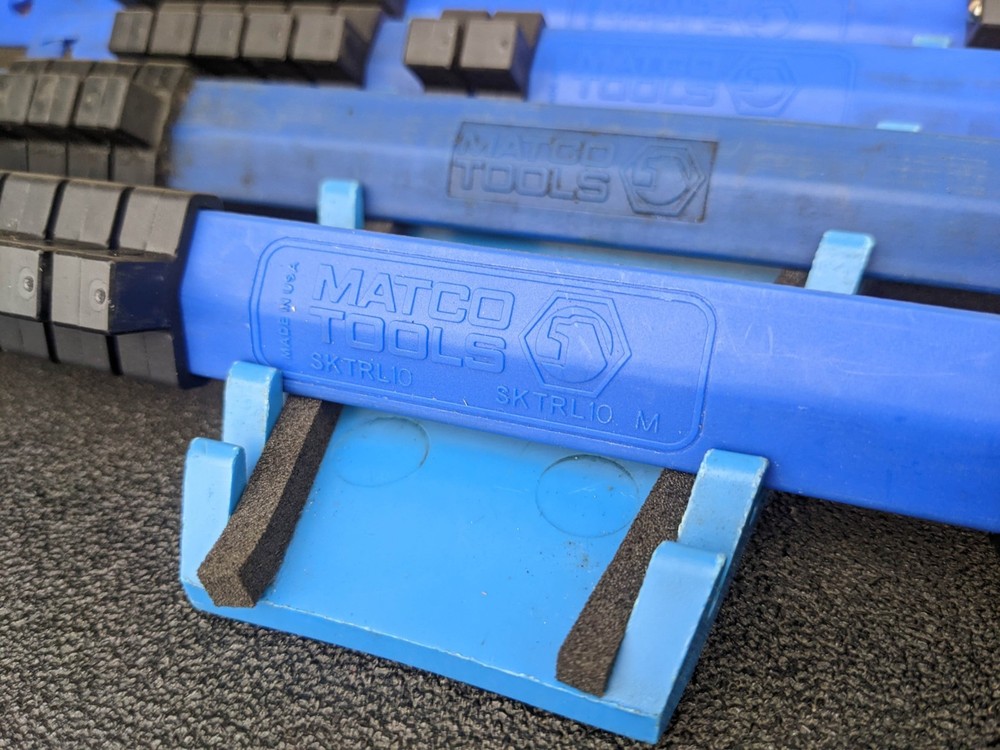 Matco Tools Plastic Socket Rail Organizers Lot