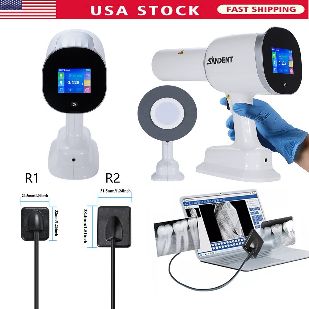 Dental X Portable Rayos Digital Machine Imaging System with Shield / 1/2 Sensor