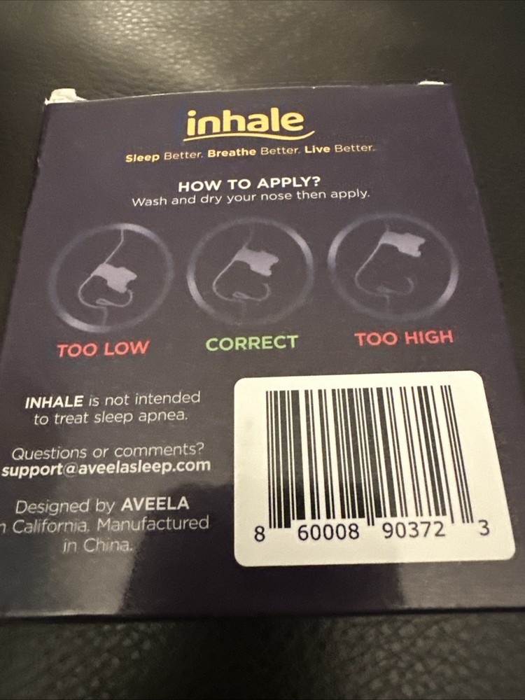 Aveela Inhale Nose Strips 30 count