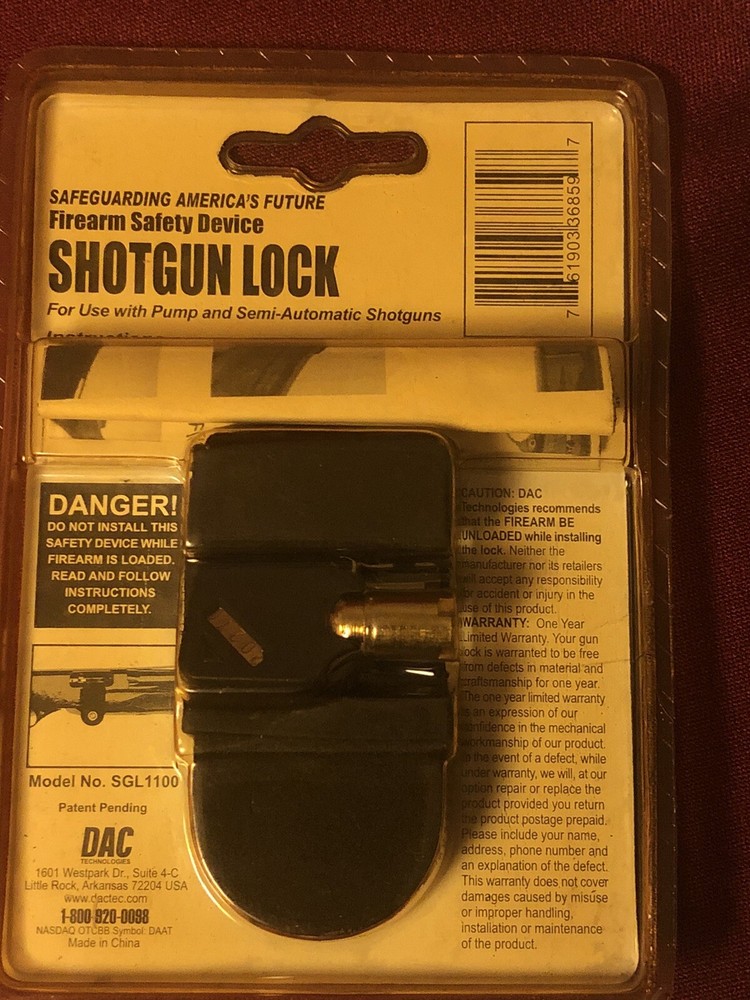 2 DAC Shotgun Trigger Locks