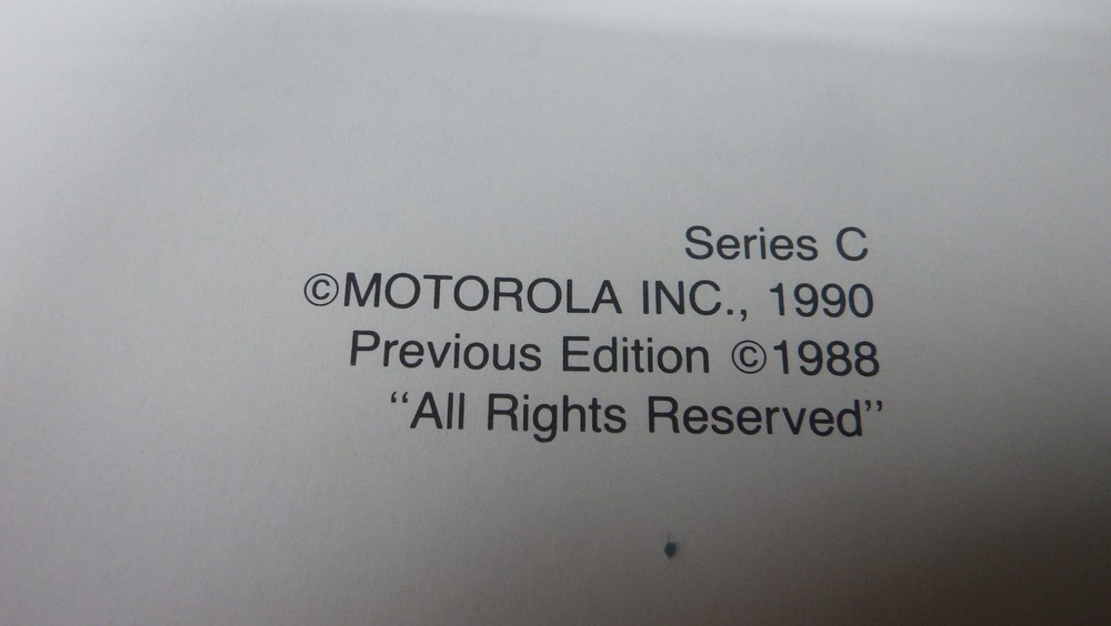 1991 Motorola CMOS Logic Data Manual/Handbook
