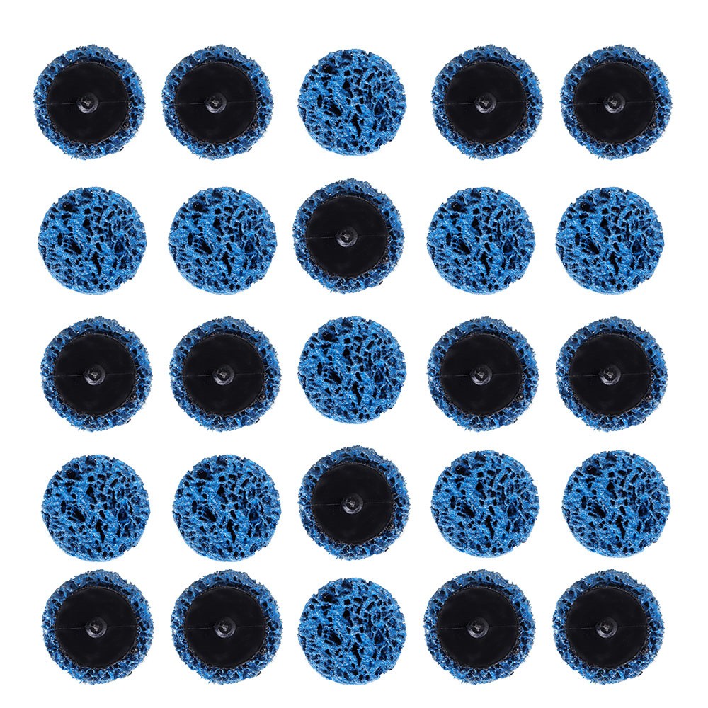50 PCS 2 Inch Blue Quick Change Easy Strip & Clean Disc For Paint Rust