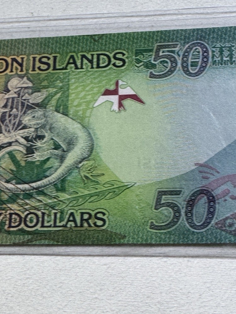 2013 Solomon Island $ 50 Banknote P# 35