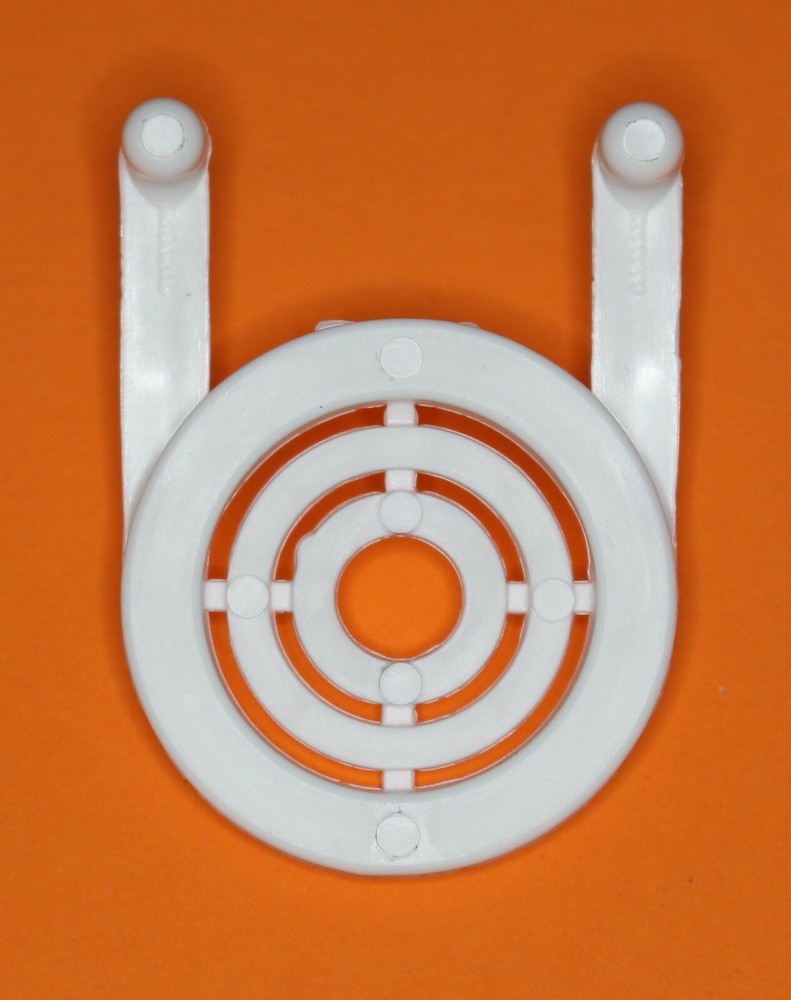 White Plastic Peg board Multi-Purpose Tool Holder 50 Pack PEGBOARD NOT INCLUDED