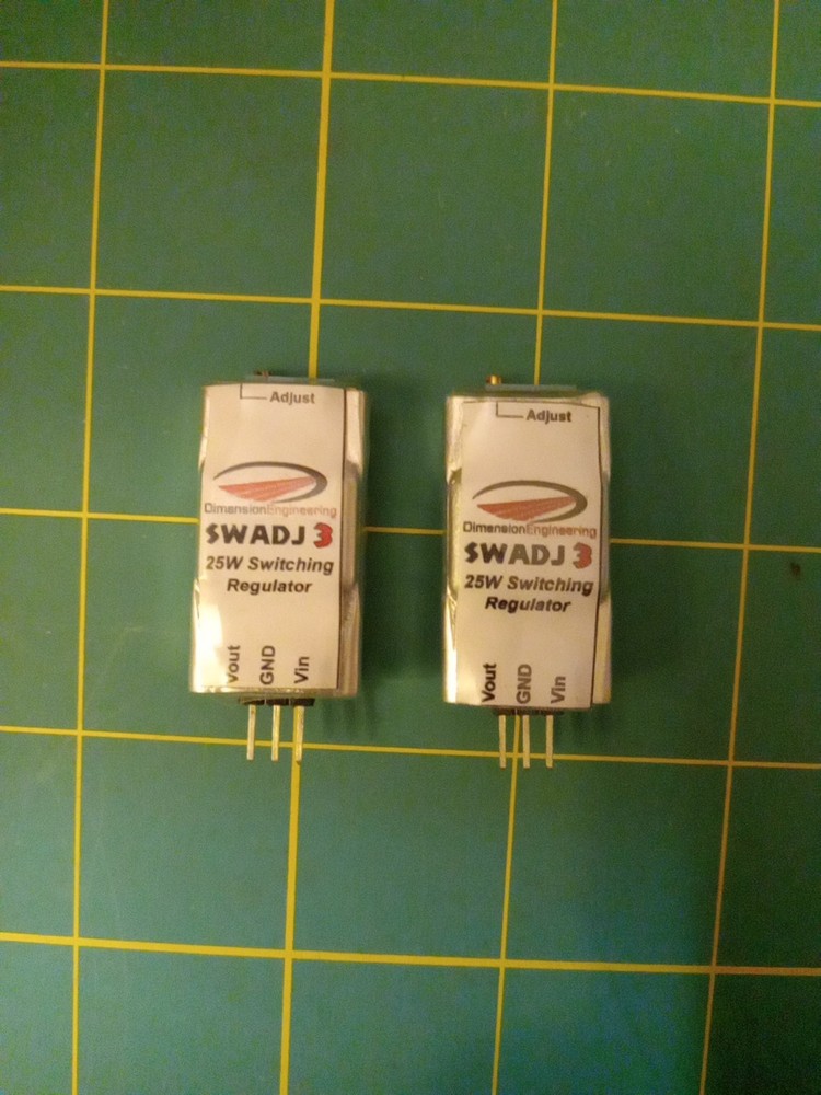 (2) DESIGNENGINEERING. 25W Adjustable Buck Switching Regulator DE-SWADJ3