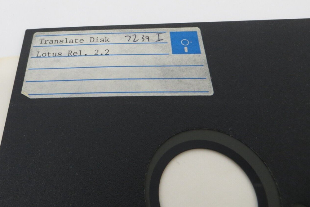 LOTUS Rel. 2.2 5.25" Floppy Disk vintage Computer Program Discs