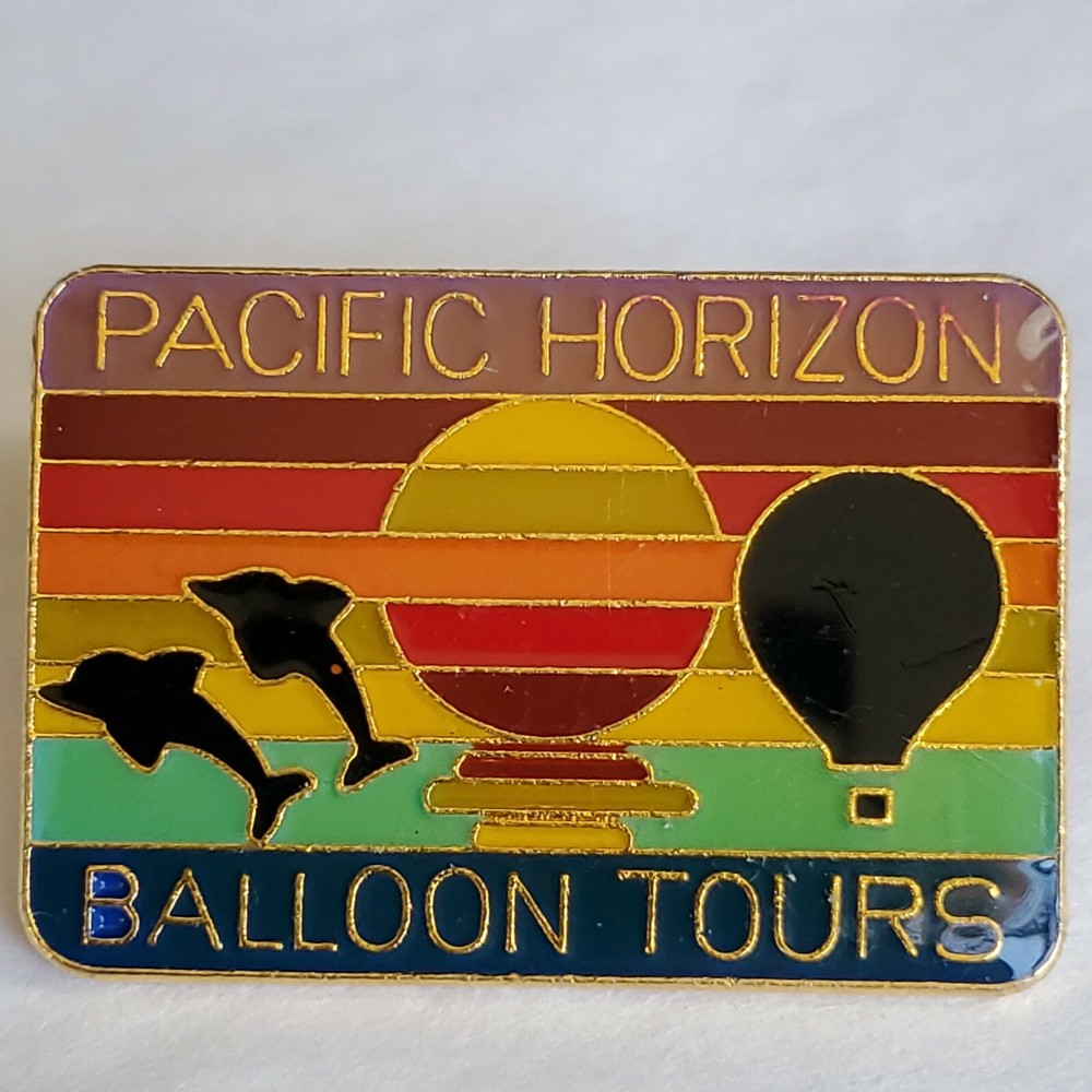 Pacific Horizon Balloon Tours Lapel Hat Jacket Pin