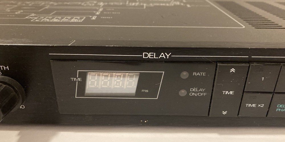 Roland SDE-1000 Digital Delay Rack Effect Processor Vintage Working Tested Japan