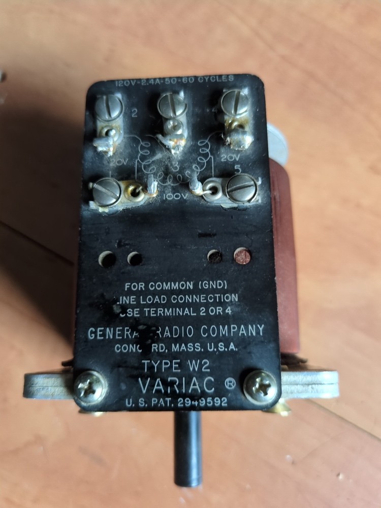Vtg. General Radio Variac Type W2 Transformer/Variac Electronic Part