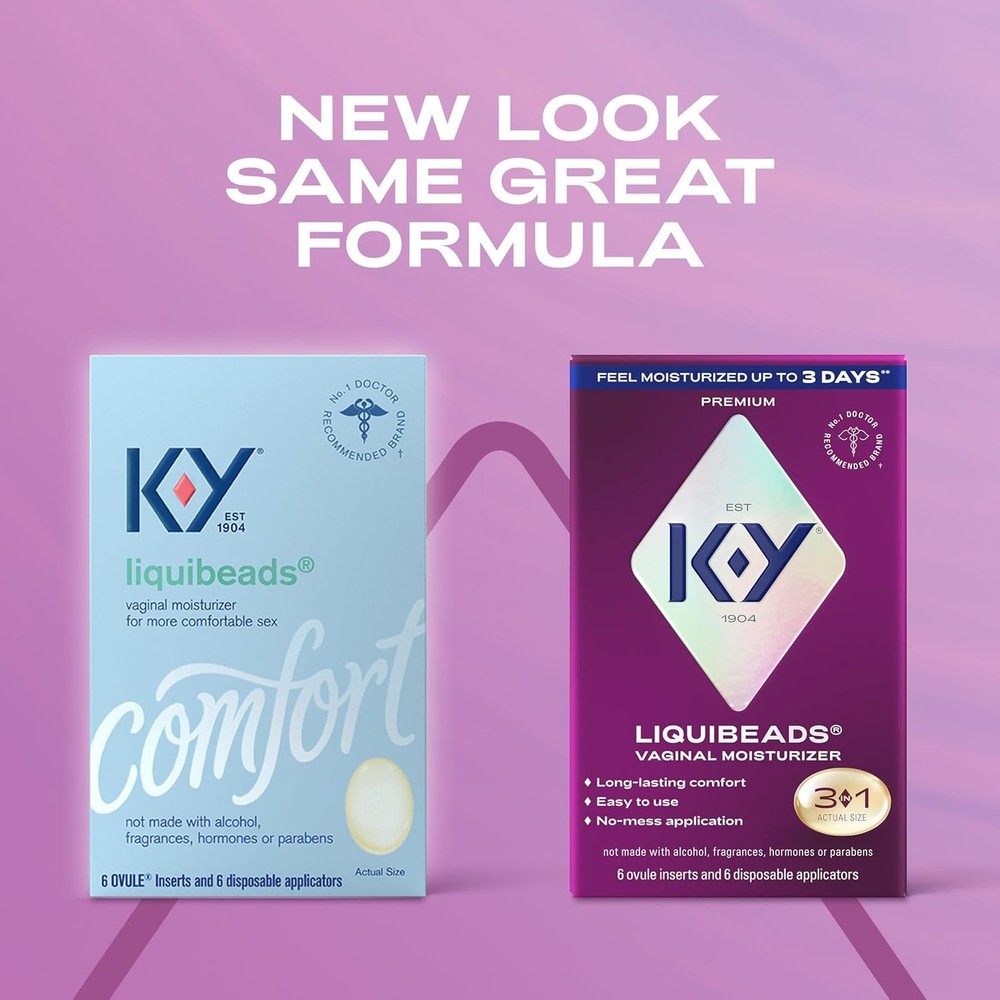 Vaginal Moisturizer Beads, Silicone Lubricating Suppository for Women