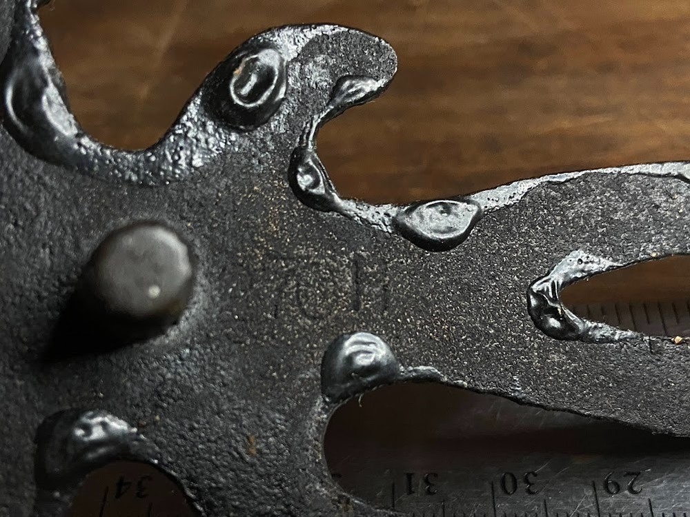 Cast Iron Trivet with Hearts