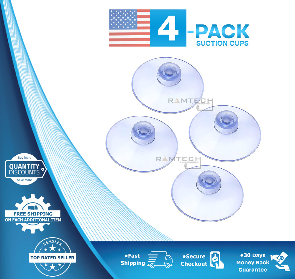 4-Pack Car Windshield Suction Cups For Beltronics Express 795 RD Mount Bracket