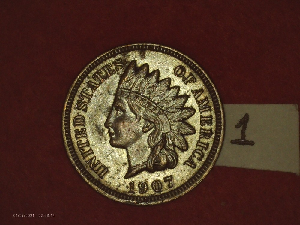 1907 Indian Cent