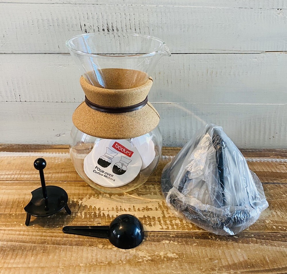 New Bodum Pour Over Coffee Maker with Permanent Filter No Box